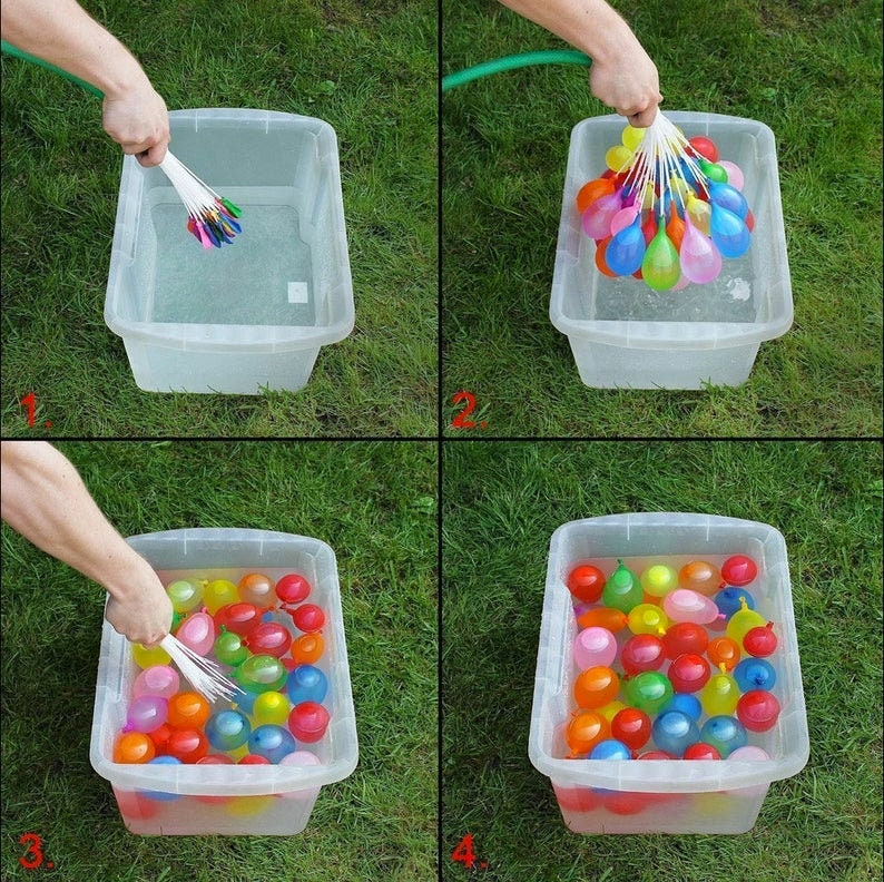 111 Self Sealing Water Balloons - Summer, Pool Fun - Ships from Iowa, USA. 3 Bunches