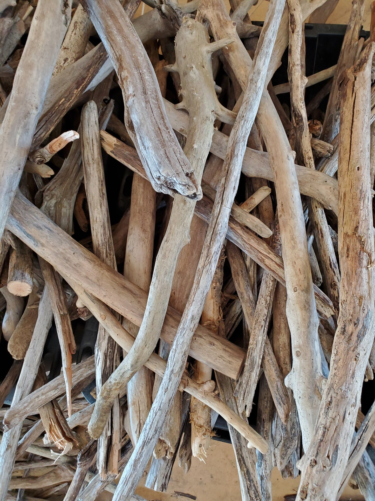 Driftwood Poles - Little Skinnys - 10 Pieces, 1-2 feet long and under an inch thick