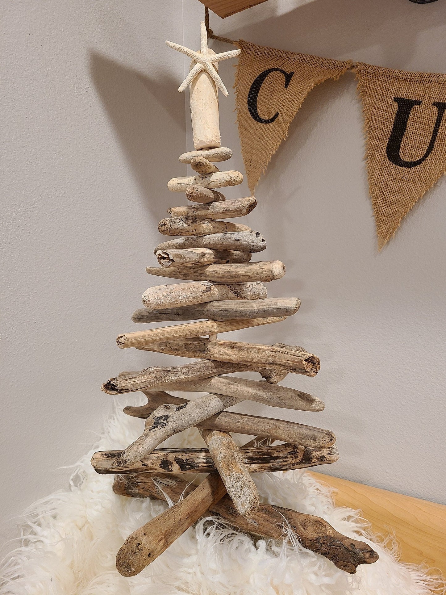 Driftwood Christmas Tree - 7 Foot Tall - Assemble Required