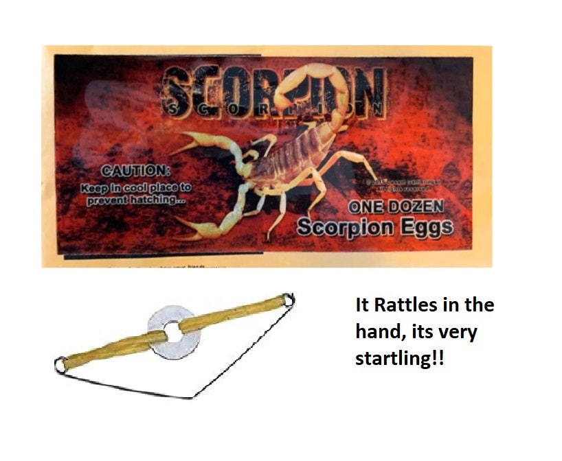 Scorpion Eggs Prank (2 Pack) - People Get Shook. The Best Prank on The Planet. Reusable