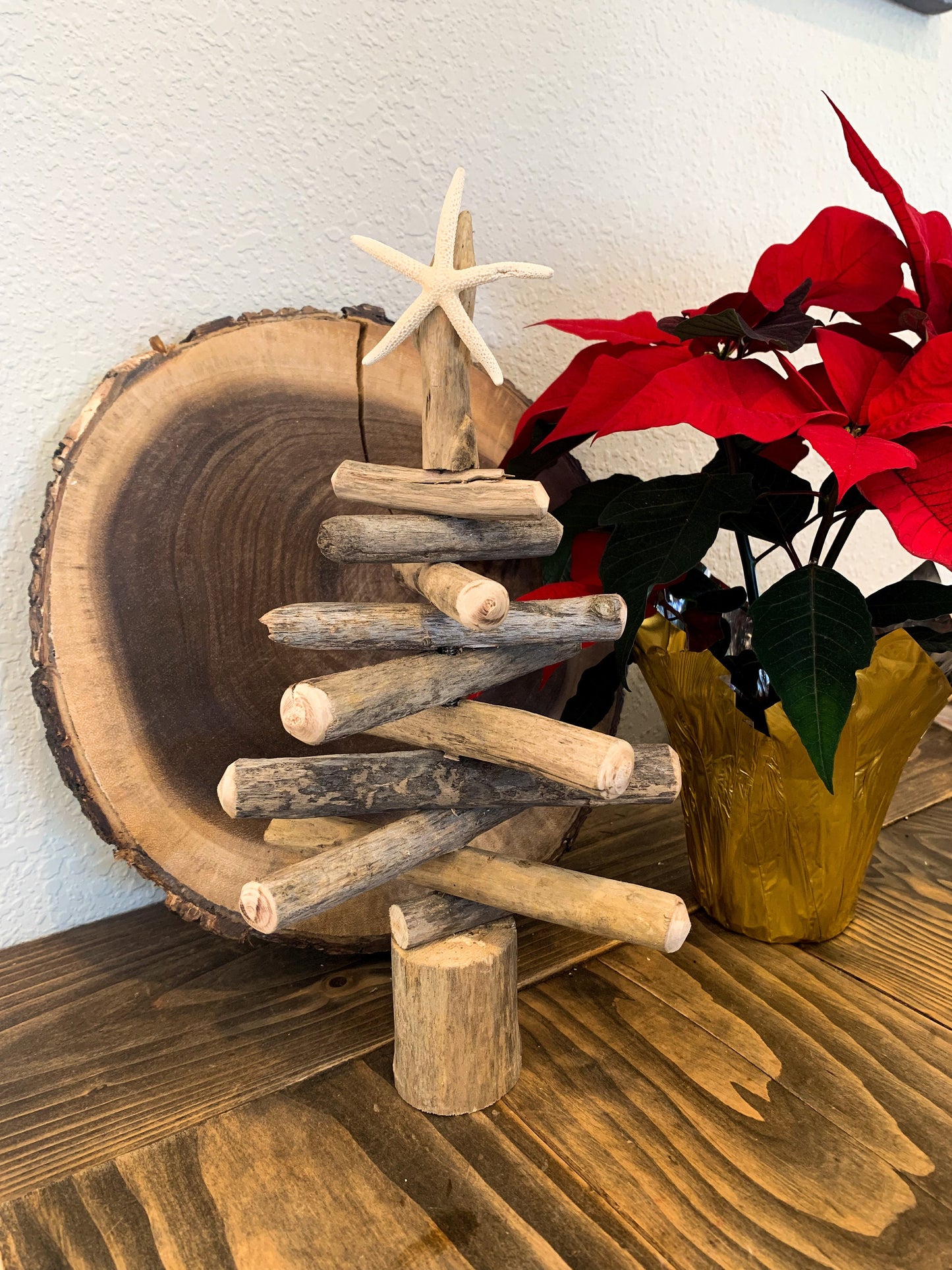 Driftwood Christmas Tree - 1 foot tall
