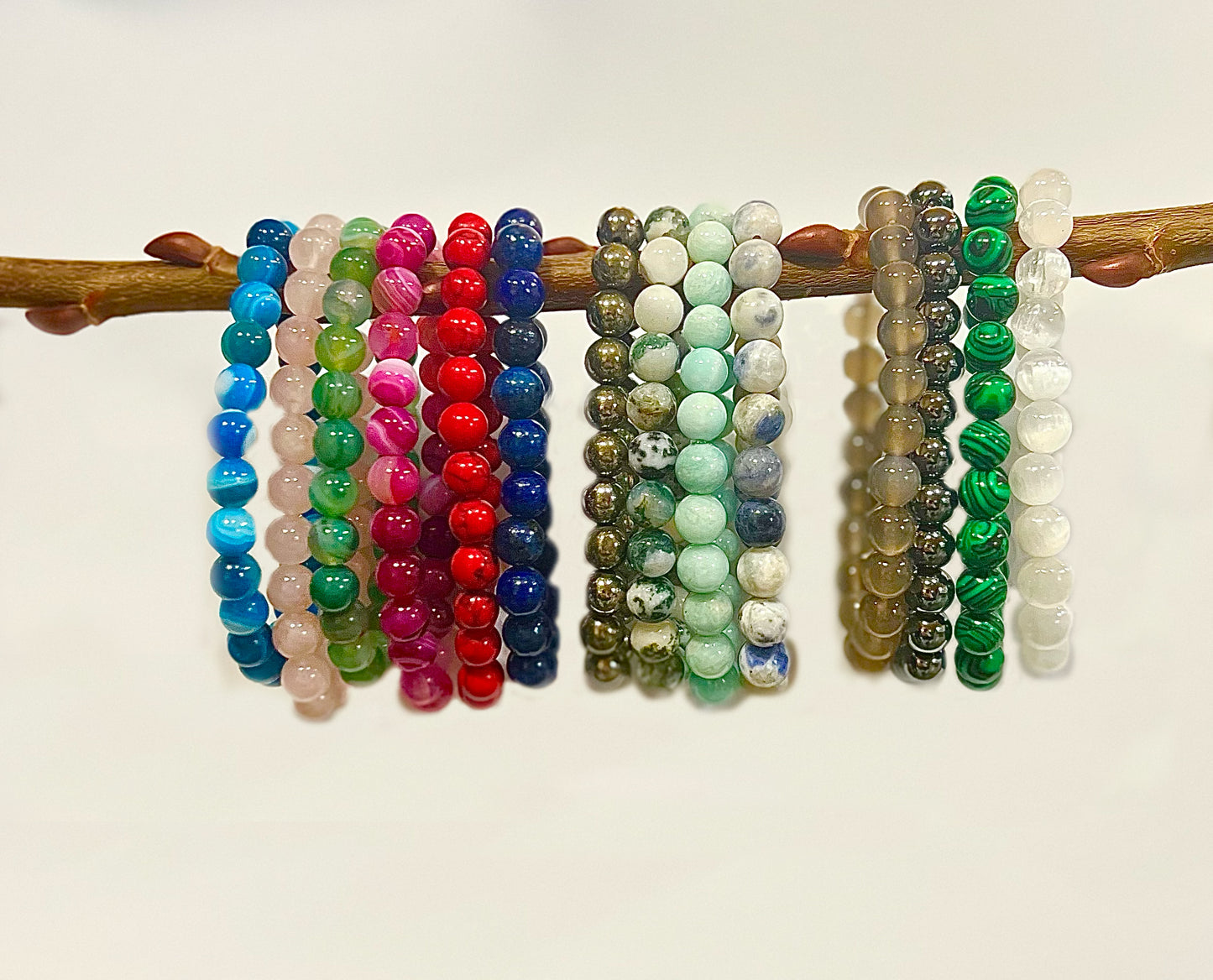 Soothing Crystal Chakra Bracelets for Men and Women Calming Healing Positivity