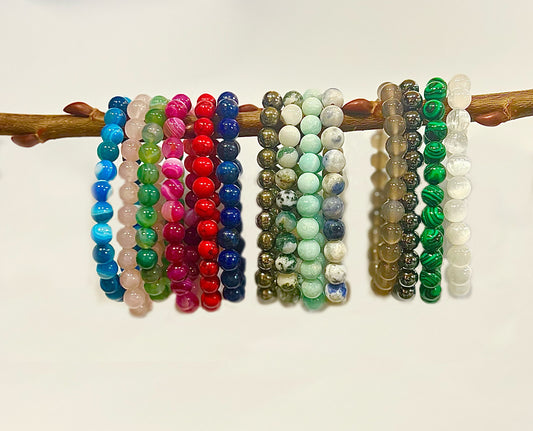 Soothing Crystal Chakra Bracelets for Men and Women Calming Healing Positivity