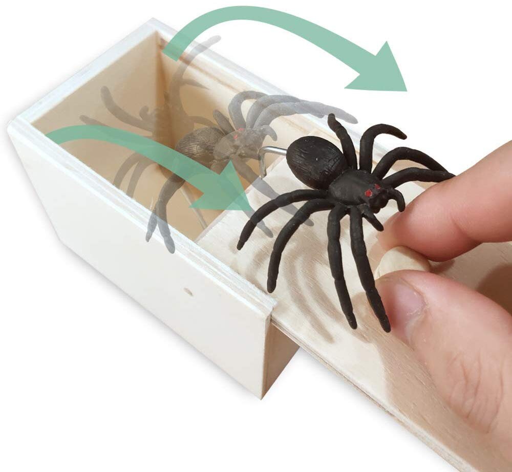 Hilarious Spider Prank Box - Fake Spider Jumps Out, Very Scary and Fun!!