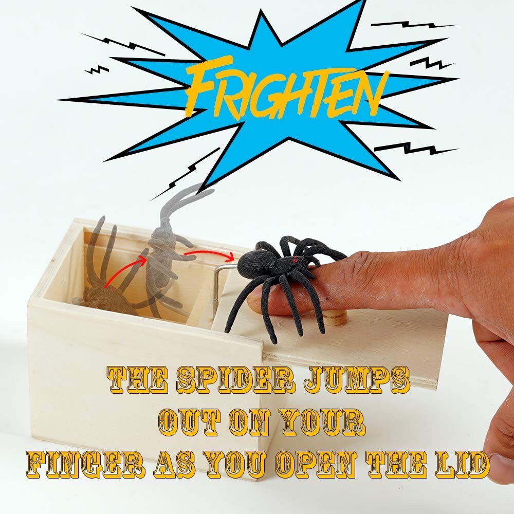 Hilarious Spider Prank Box - Fake Spider Jumps Out, Very Scary and Fun!!