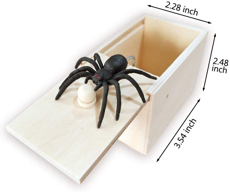 Hilarious Spider Prank Box - Fake Spider Jumps Out, Very Scary and Fun!!