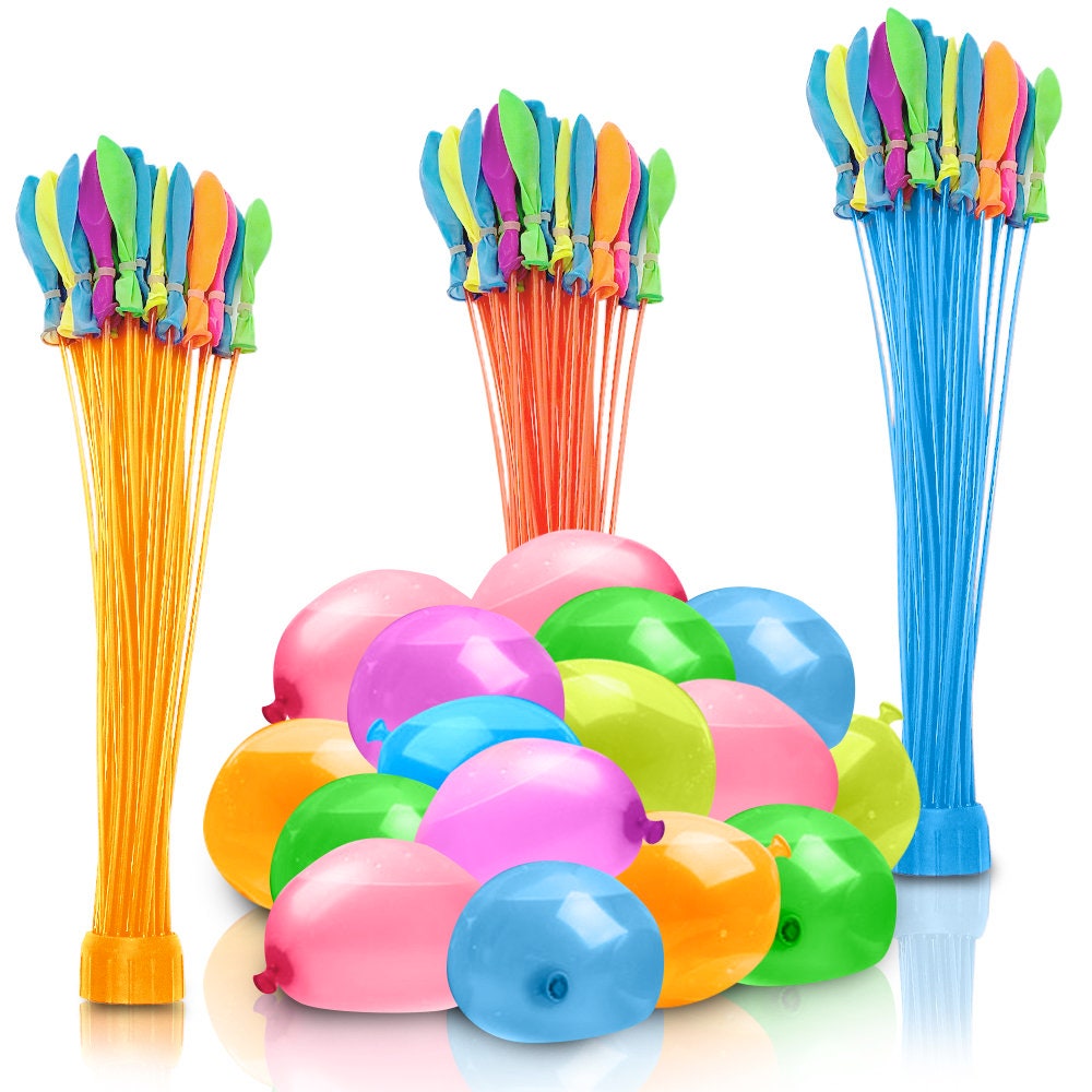 111 Self Sealing Water Balloons - Summer, Pool Fun - Ships from Iowa, USA. 3 Bunches