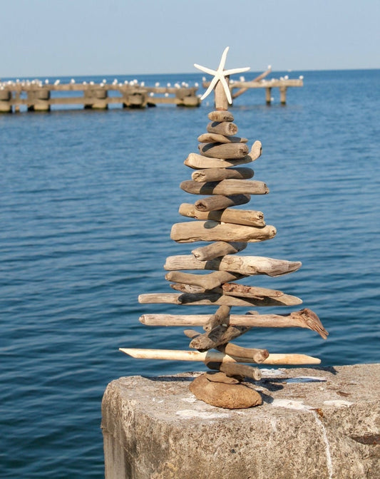 Driftwood Christmas Tree - 7 Foot Tall - Assemble Required