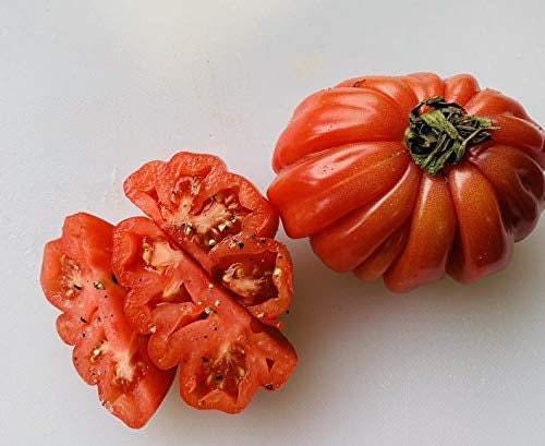 Zapotec Ruffled Tomato Seeds -Fresh Seeds to Grow - Exotic and Delicious Heirloom Vegetable Seeds for Planting - Non-GMO