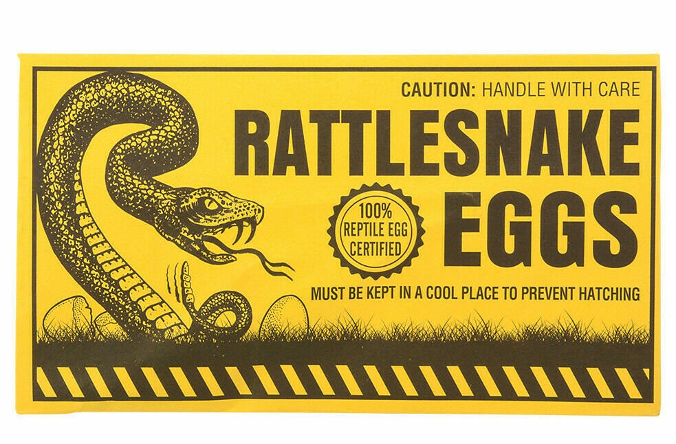 Hilarious Rattlesnake Eggs Prank - Best Prank or Gag Gift - Reusable Over and Over