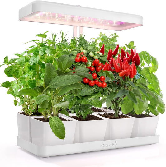 Hydroponic Herb Garden - Grow Plants Indoors, Year Round