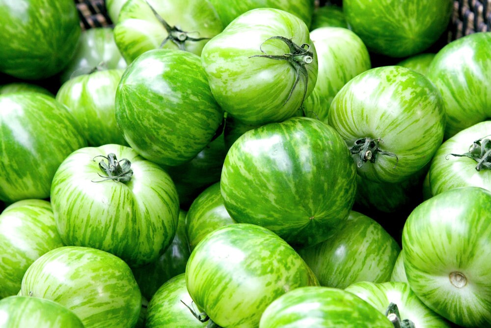 Green Zebra Tomato Seeds - Great for Salads or Cooking - Fresh Seeds, Made in USA - Stunning Color