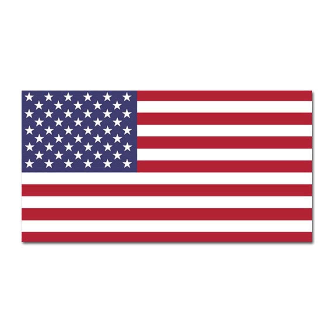 5 X 3 inch American US Flag Decal - Patriotic Stars Reflective Stripe USA Flag Car Stickers - Support US Military