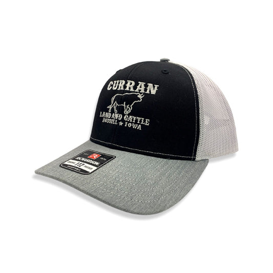 Curran Land & Cattle Trucker Hat - BTO "Big Time Operator" - Real Cattle Farm Hat from Iowa