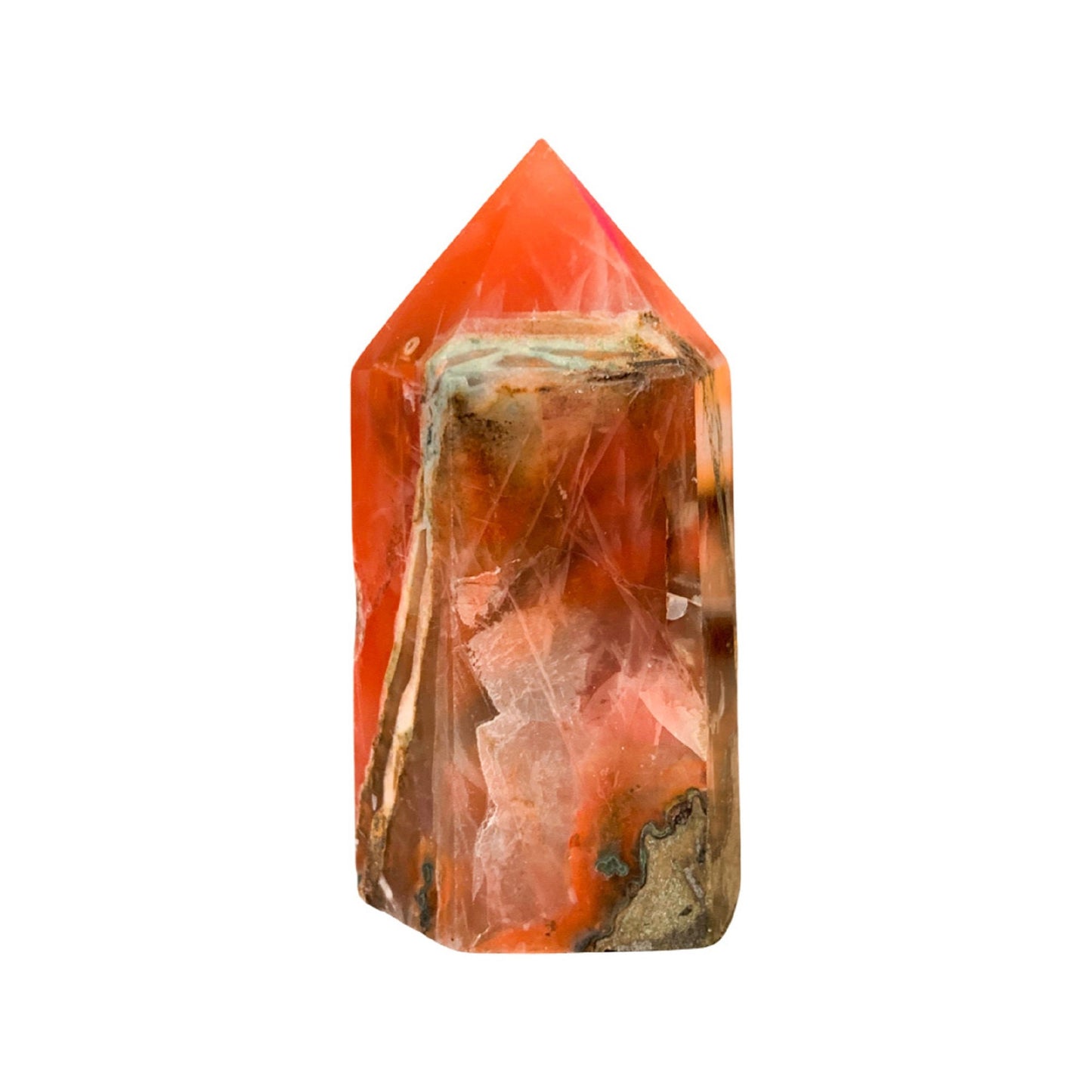 Druzy Carnelian Love Crystal Tower- Give Them as a Gift to Have That Person Fall in Love with You