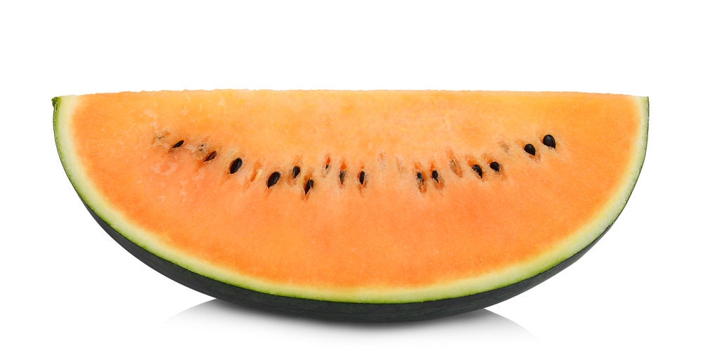 10 Rare Tendersweet Orange Watermelon Seeds for Planting - Delicious Melons, Easy to Grow - Made in USA