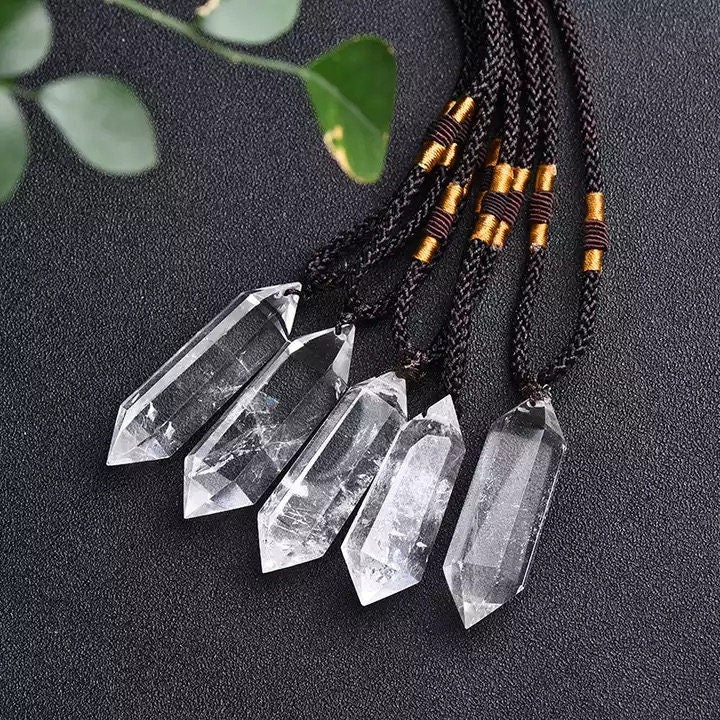 Clear Quartz Crystal Necklace- Healing Crystal