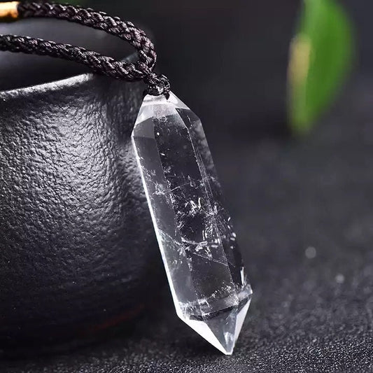 Clear Quartz Crystal Necklace- Healing Crystal